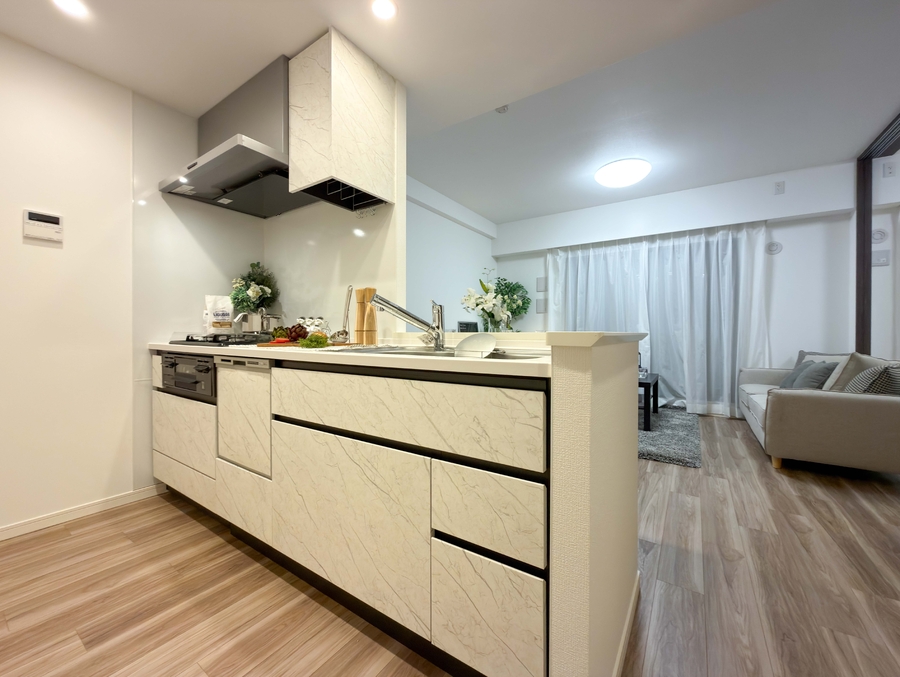 新規リフォーム工事完了。エクセレントシティ蘇我1階3,948万円。仲介手数料0円。