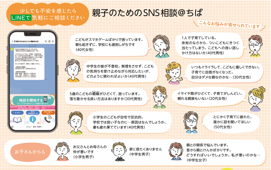 親子のためのSNS相談＠ちば