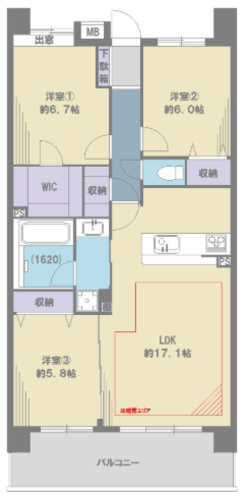 [仲介手数料0円]新規内装リノベーション工事完成済｜アクアウイング353ベイコート棟8階4,280万円（税込）