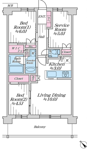 新規リフォーム工事完了。エクセレントシティ蘇我1階3,948万円。仲介手数料0円。