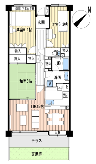 新規リノベーション工事完成。市原八幡パークホームズ1階1,890万円（税込）。仲介手数料無料。