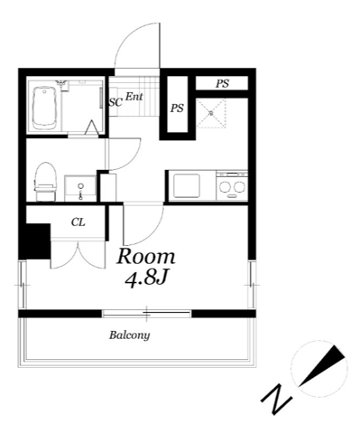 【仲介手数料0円】ARECX八幡501号室｜賃料＋管理費50,000円