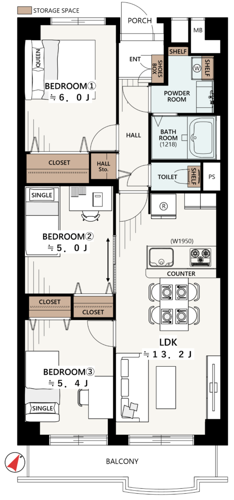 【仲介手数料0円】サンコーポ浦安F棟10階｜3,978万円