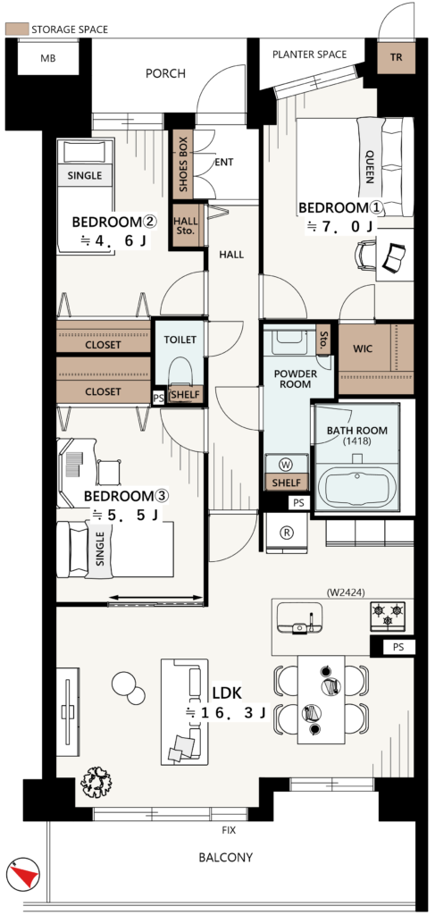 【仲介手数料0円】プライム市川妙典4階｜5,680万円