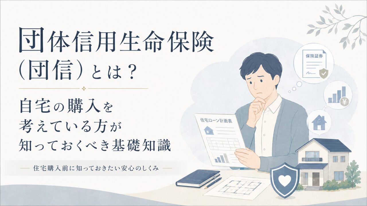 団体信用生命保険（団信）とは？自宅の購入を考えている方が知っておくべき基礎知識
