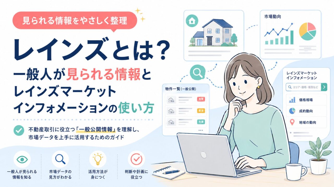 レインズとは？一般人が見られる情報とレインズマーケットインフォメーションの使い方