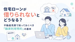住宅ローンが借りられないとどうなる？不動産売買で知っておくべき「融資利用特約」の基本