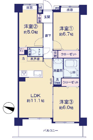 【リフォームマンション】アプレ千葉センターコート12階|3,980万円