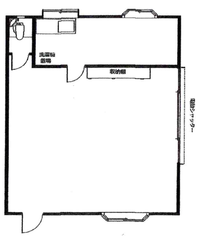 【貸事務所・店舗】コーポ八幡1階（市原市八幡）｜賃料58,000円