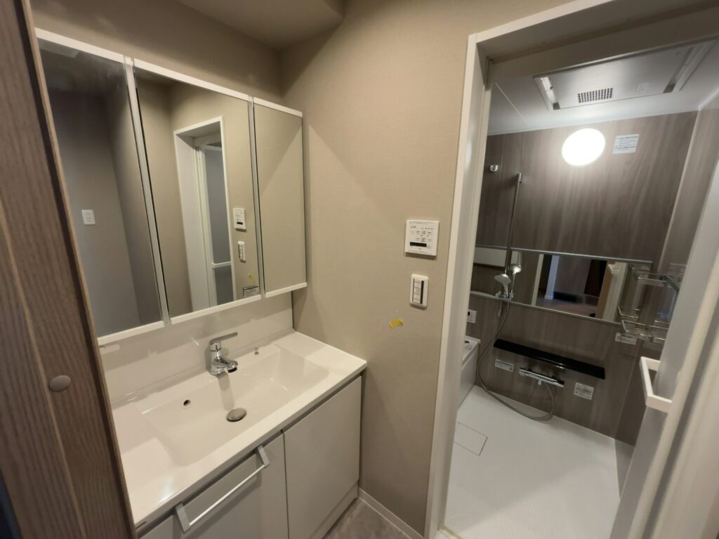 ヴェント蘇我エミネンテ・ガーデン2階の洗面台