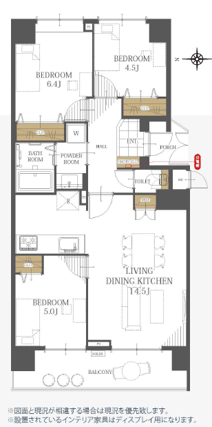 ヴェント蘇我エミネンテ・ガーデン2階の間取り