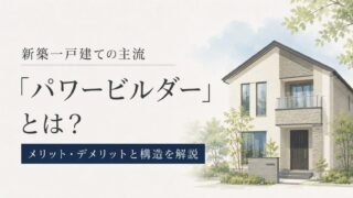 新築一戸建ての主流「パワービルダー」とは？メリット・デメリットと構造を解説