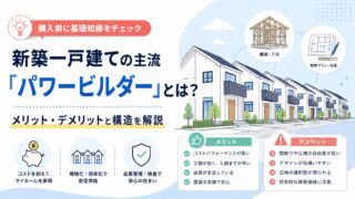 新築一戸建ての主流「パワービルダー」とは？メリット・デメリットを解説