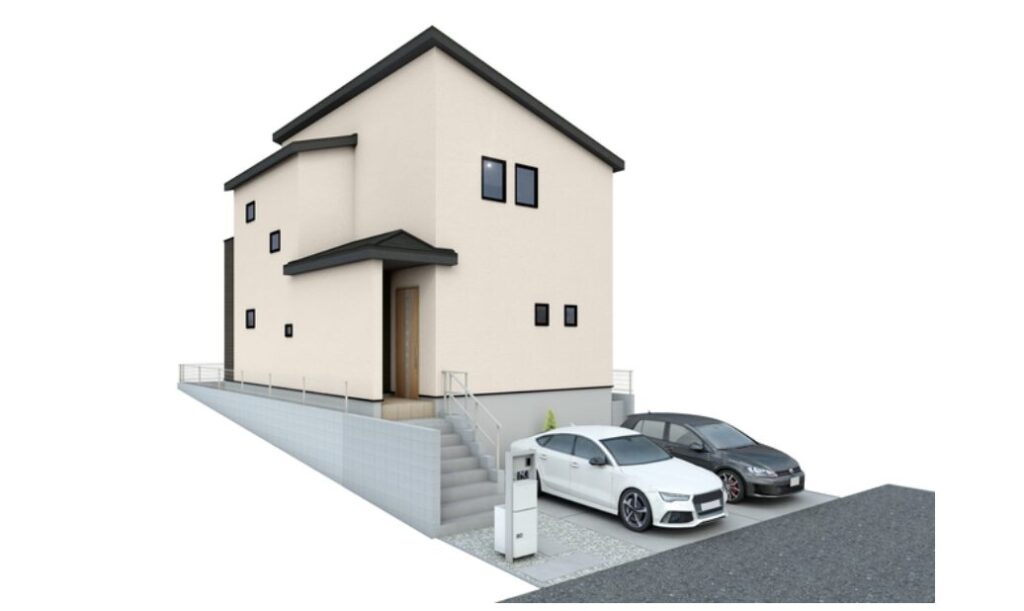 市原市辰巳台西5丁目新築戸建2号棟外観パース