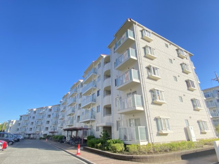 志津グリーンハイツ2号棟の外観
