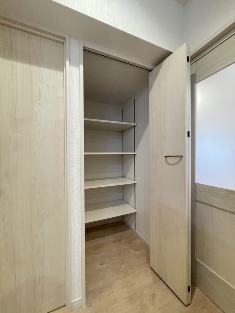 リノベーションしマンションの収納