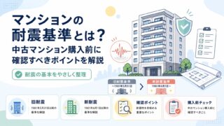 マンションの耐震基準とは？中古マンション購入前に確認すべきポイントを解説