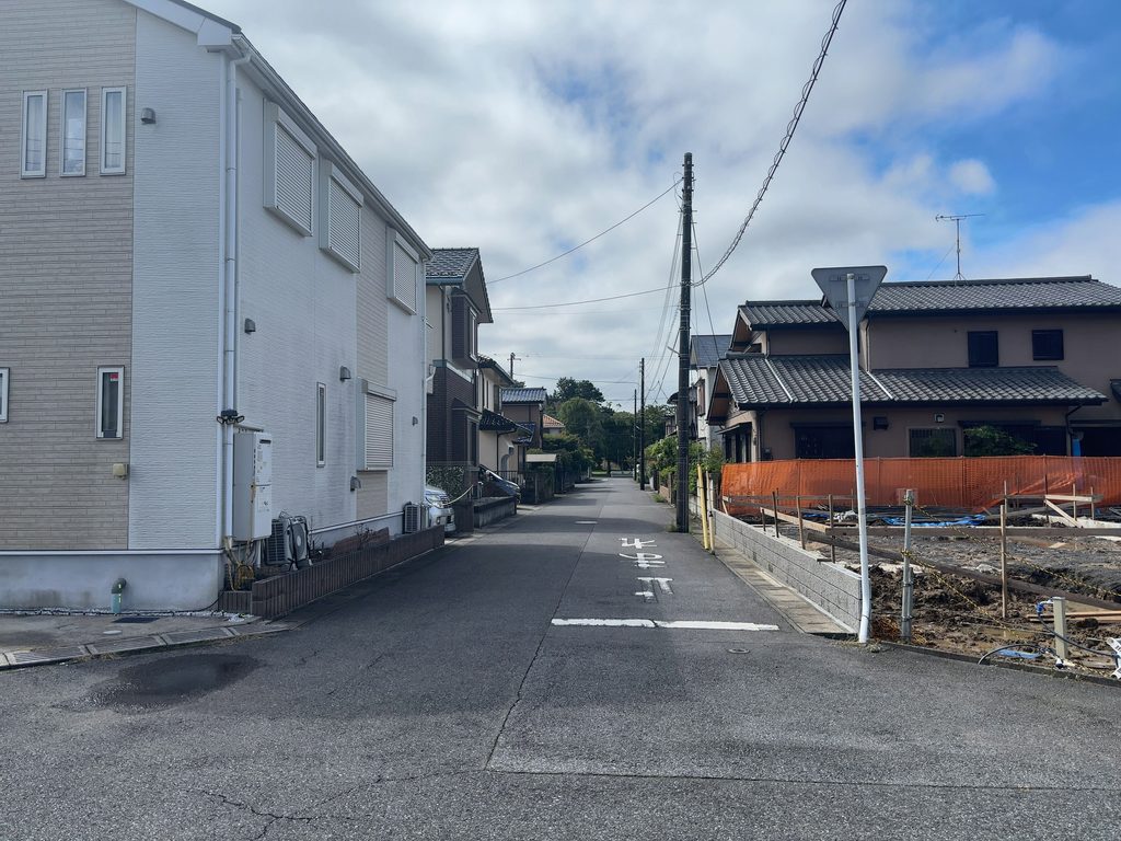 市原市若宮6丁目新築戸建全2棟の前面道路
