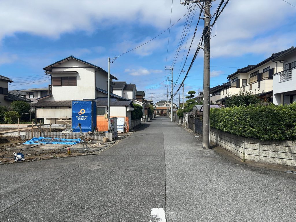 市原市若宮6丁目新築戸建全2棟の前面道路