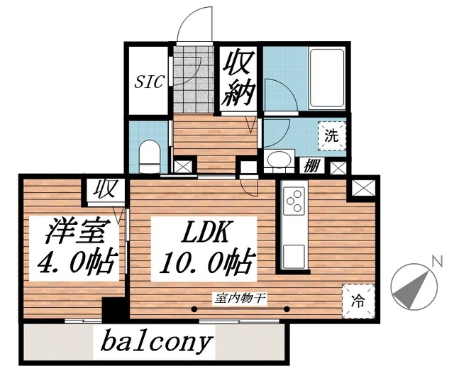 仮称_八幡宿マンションの間取り