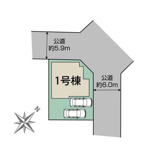 市原市東五所新築戸建の区画図