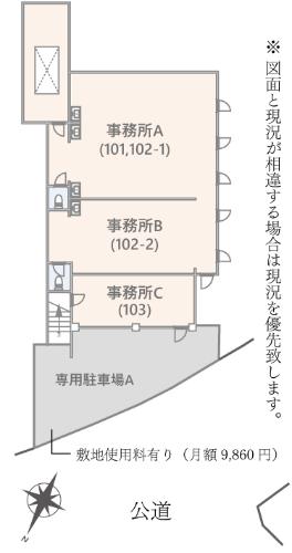 ボン・フアミリエ宮崎台1階の間取り