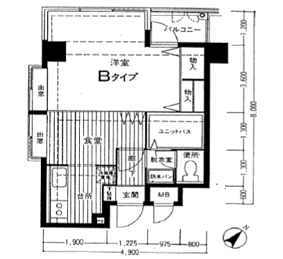 ロザール市原502の間取り