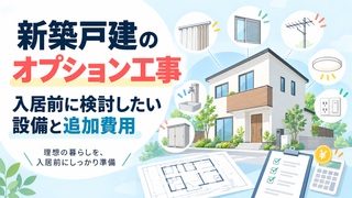 新築戸建のオプション工事｜入居前に検討したい設備と追加費用
