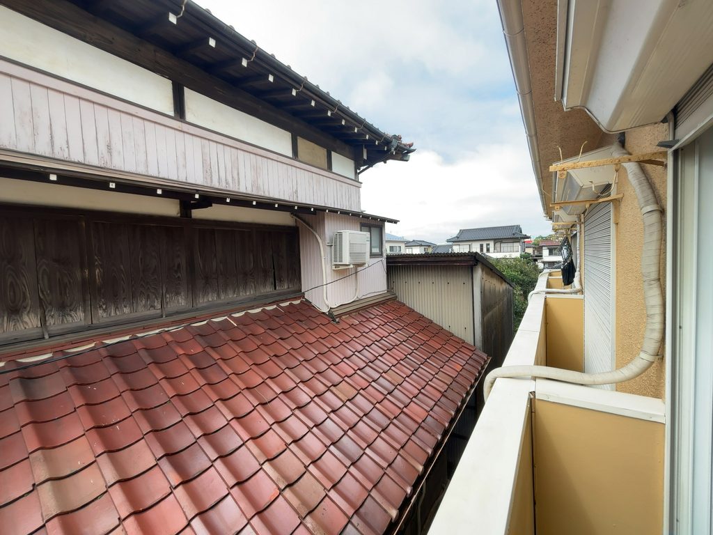 シャイン市原B22のバルコニー