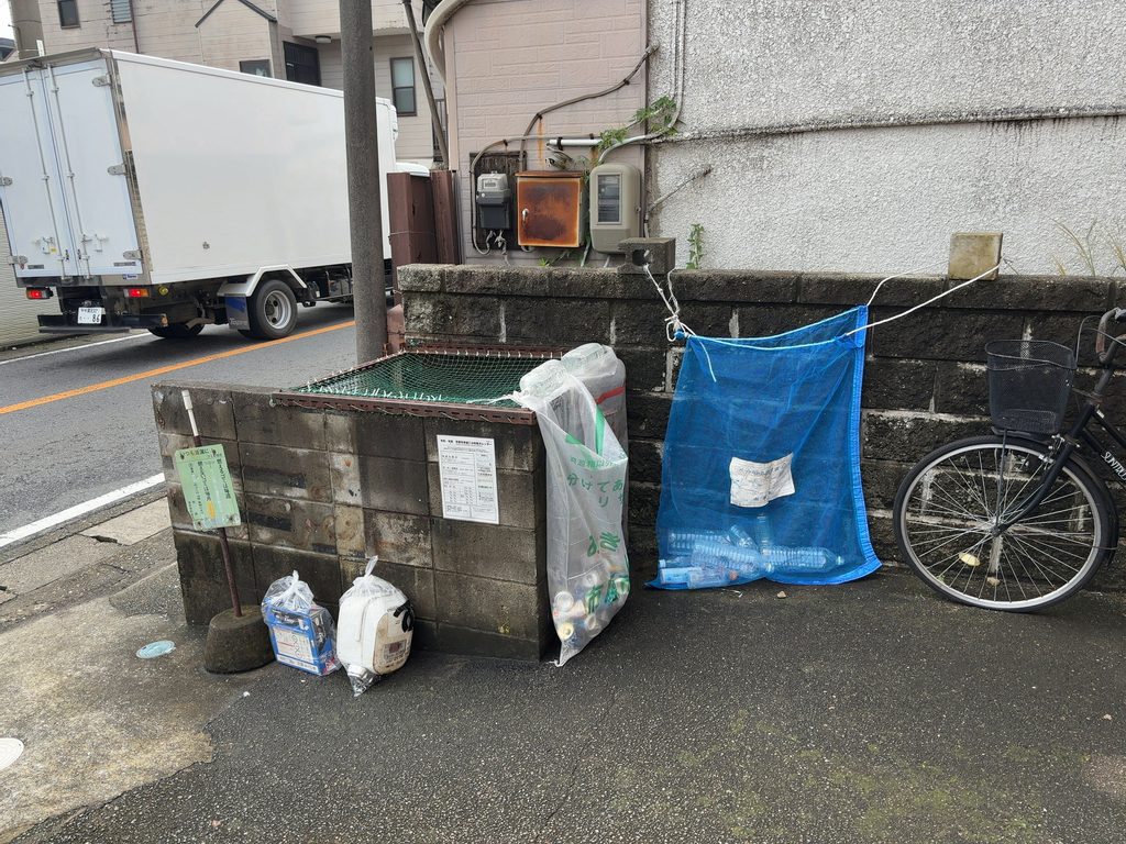 シャイン市原B22のごみ置き場