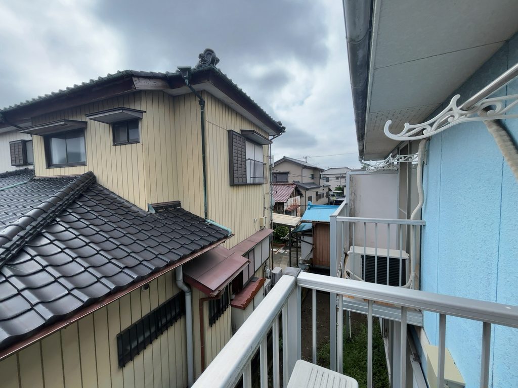 シャイン小川202のバルコニー