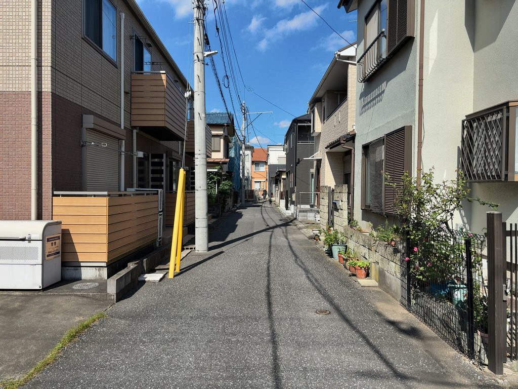 千葉市中央区浜野町新築戸建の前面道路