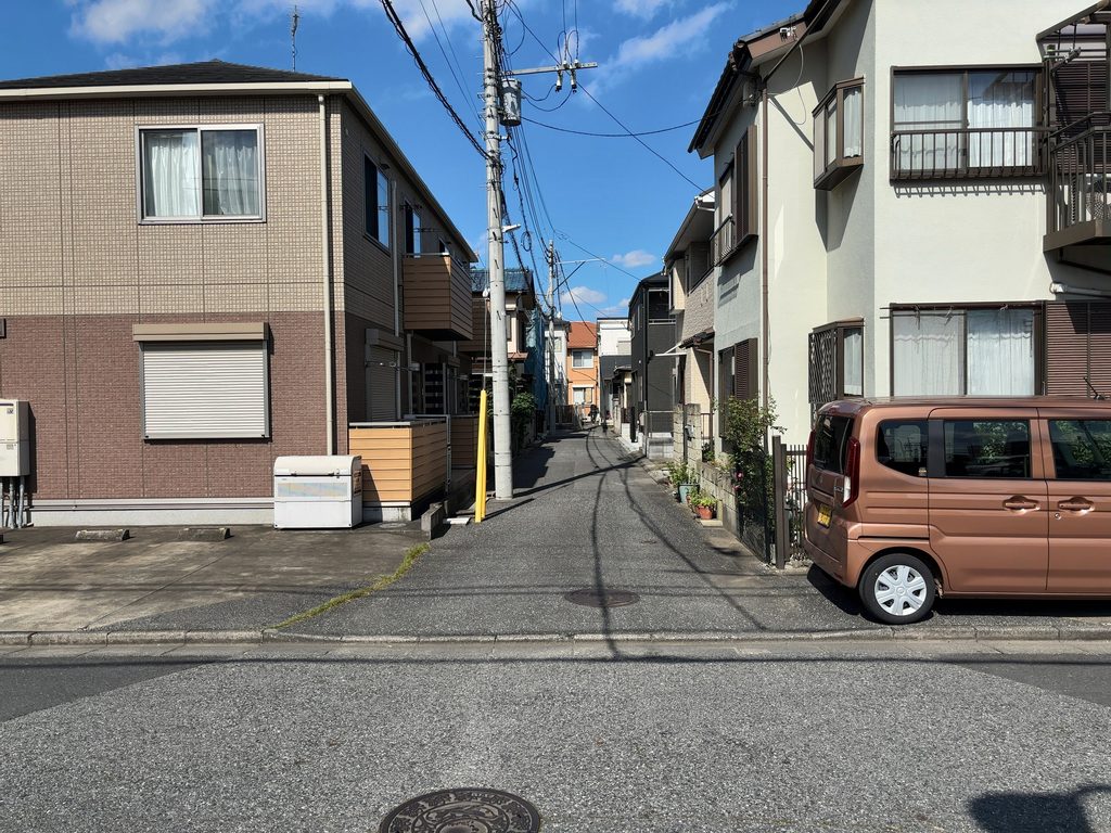 千葉市中央区浜野町新築戸建の前面道路