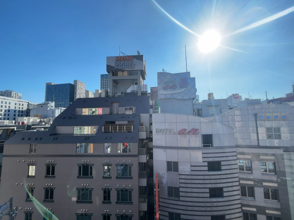 歌舞伎町ダイヤモンドパレス7階の眺望