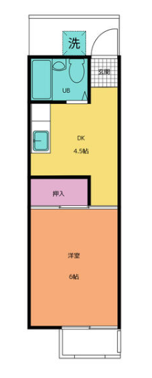 シャイン小川202の間取り